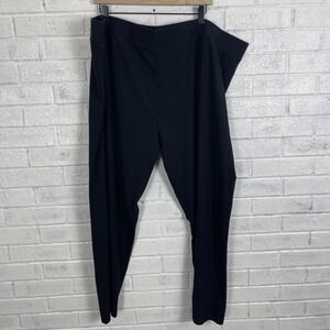 Universal Standard Pull On Leggings Womens Size 2XL Black Minimalist Stretch